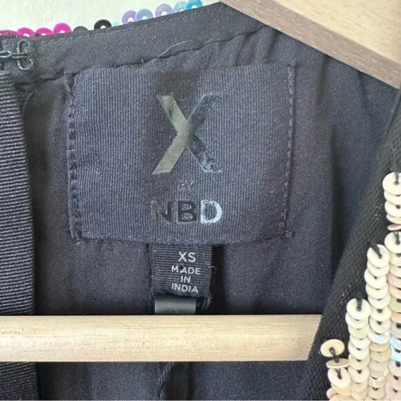 NWT Revolve X by NBD Yaya Dress in Pastel Clouds Sequin Dress in SIZE XS - Picture 10 of 12